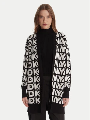 DKNY Kardigan P5MXAX88 Écru Relaxed Fit