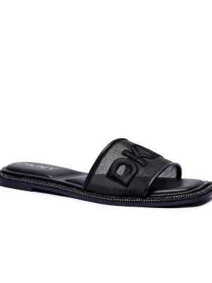 DKNY Klapki czarny