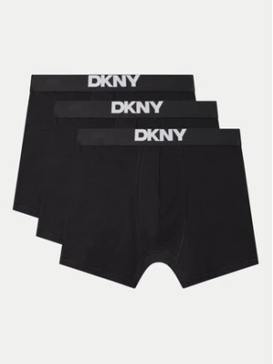 DKNY Komplet 3 par bokserek NEW YORK Czarny