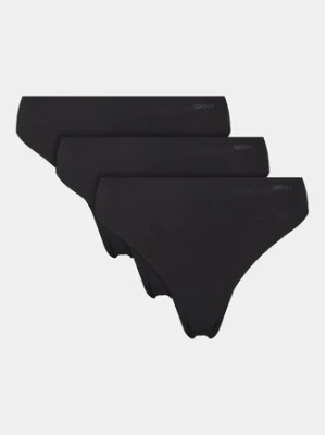 DKNY Komplet stringów DK5026BP3 Czarny