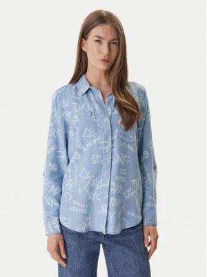 DKNY Koszula DJ6W2017 Błękitny Regular Fit