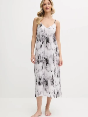 Dkny koszula nocna damska kolor biały YI40053