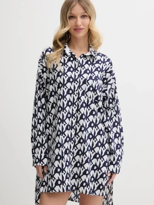 Dkny koszula nocna damska kolor granatowy YI30048