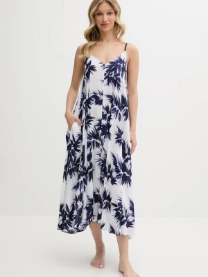 Dkny koszula nocna damska kolor granatowy YI60052