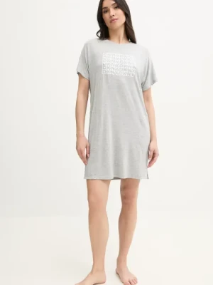 Dkny koszula nocna damska kolor szary YI30044