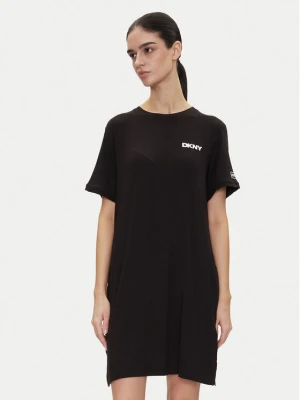 DKNY Koszula nocna YI30051 Czarny Relaxed Fit