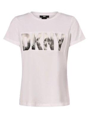DKNY Koszulka damska Kobiety Bawełna biały nadruk,