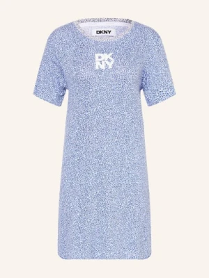 Dkny Koszulka Nocna Easygoing Attitude blau