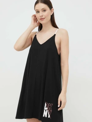 Dkny koszulka piżamowa damska kolor czarny