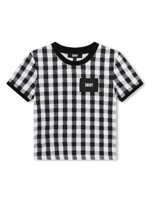 DKNY Koszulka w kolorze czarno-białym rozmiar: 152