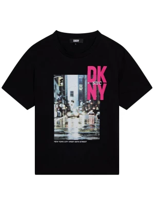 DKNY Koszulka w kolorze czarnym rozmiar: 128