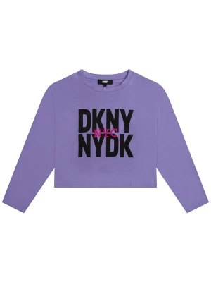 DKNY Koszulka w kolorze fioletowym rozmiar: 128