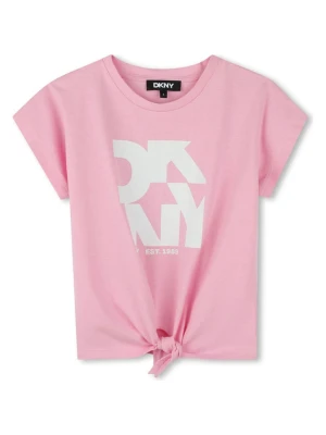 DKNY Koszulka w kolorze jasnoróżowym rozmiar: 152