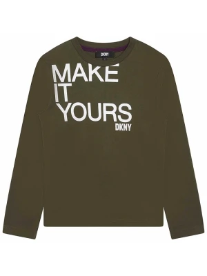 DKNY Koszulka w kolorze khaki rozmiar: 140