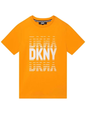 DKNY Koszulka w kolorze pomarańczowym rozmiar: 140