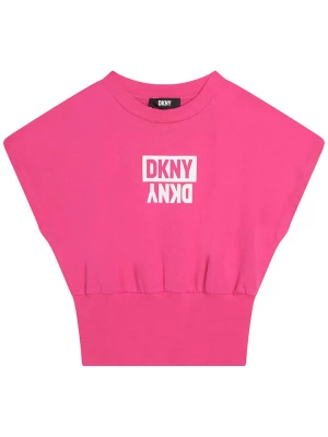 DKNY Koszulka w kolorze różowym rozmiar: 140