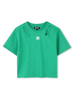DKNY Koszulka w kolorze zielonym rozmiar: 140