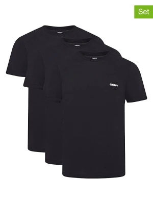 DKNY Koszulki (3 szt.) w kolorze czarnym rozmiar: M