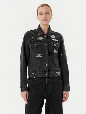 DKNY Kurtka jeansowa P5GCYC72 Szary Regular Fit