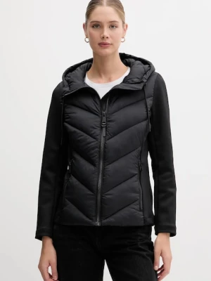 Dkny kurtka kolor czarny przejściowa DLEMPR06