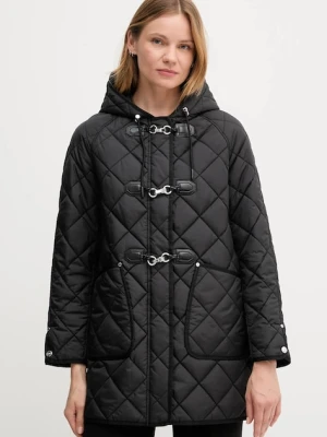 Dkny kurtka kolor czarny przejściowa DLEMPT95
