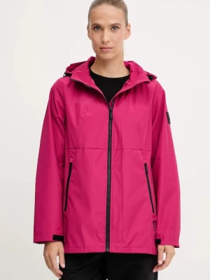 Dkny kurtka kolor różowy przejściowa DP5J9488