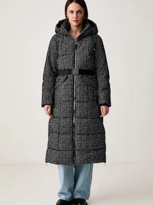 DKNY kurtka pikowana damska czarny