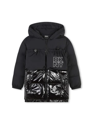DKNY Kurtka pikowana w kolorze czarnym rozmiar: 176