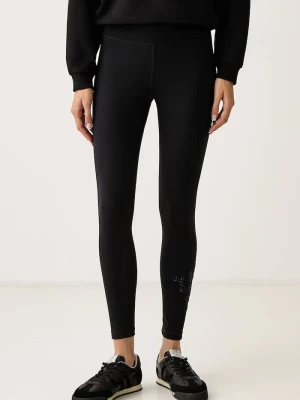 DKNY legginsy damskie czarny