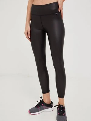 Dkny legginsy damskie kolor czarny gładkie DP0P2096