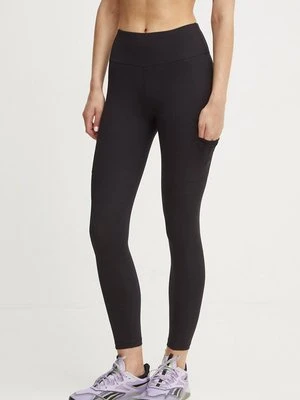 Dkny legginsy damskie kolor czarny gładkie DP4P3249