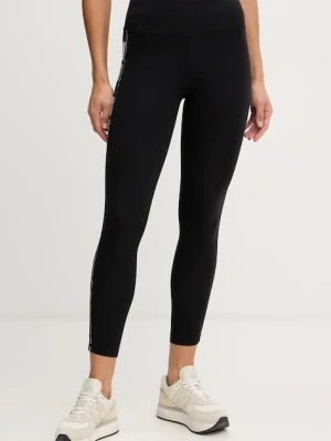 Dkny legginsy damskie kolor czarny gładkie DP5P1883