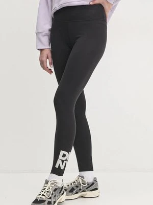 Dkny legginsy damskie kolor czarny z nadrukiem DP5P3566