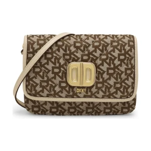 DKNY Listonoszka | z dodatkiem skóry