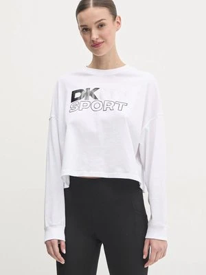 Dkny longsleeve bawełniany kolor biały DP5T1117