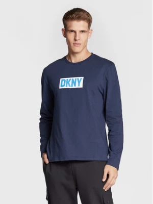DKNY Longsleeve N5_6877_DKY Granatowy Regular Fit