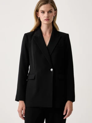 DKNY marynarka dwurzędowa damska czarny