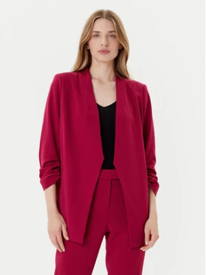 DKNY Marynarka P9RCAAWI Bordowy Regular Fit