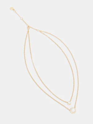 DKNY naszyjnik damski metalowy