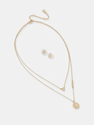 Dkny naszyjnik i kolczyki 04S00103