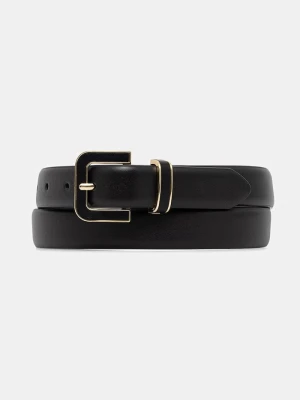 DKNY pasek damski czarny