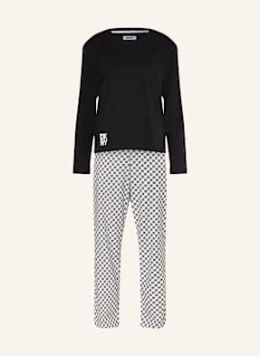 Dkny Piżama Channel The Flannel schwarz