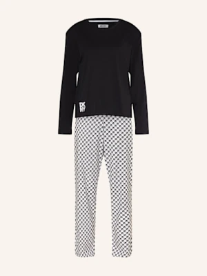Dkny Piżama Channel The Flannel schwarz
