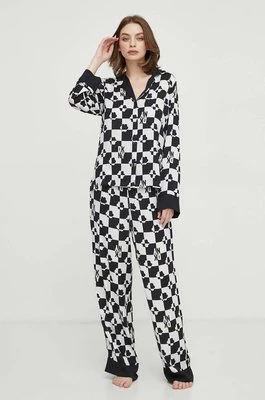 Dkny piżama damska kolor czarny YI90009