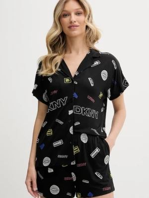 Dkny piżama damska kolor czarny YI80051
