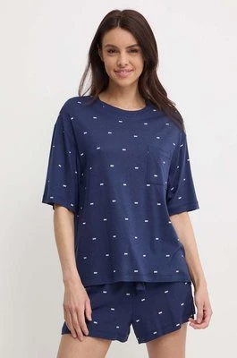 Dkny piżama damska kolor granatowy YI80010