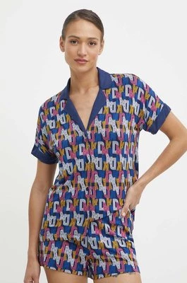 Dkny piżama damska kolor granatowy YI80014