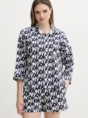 Dkny piżama damska kolor granatowy YI80048