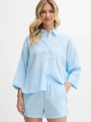 Dkny piżama damska kolor niebieski YI50046