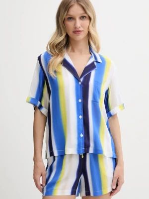 Dkny piżama damska kolor niebieski YI90052